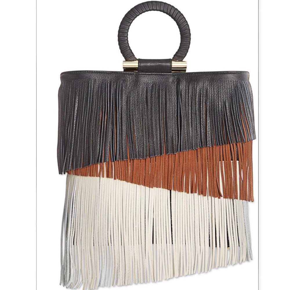 Sam Edelman Rachel Fringe Clutch